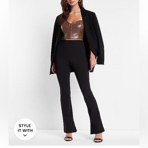 Express black dress pants Super High Waisted Skyscraper pant